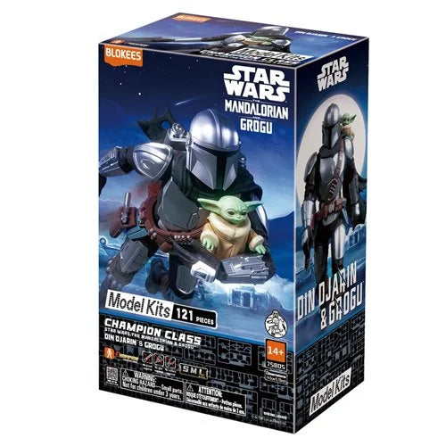 Blokees Star Wars The Mandalorian & Grogu Din Djarin & Grogu Classic Class 05 Model Kit