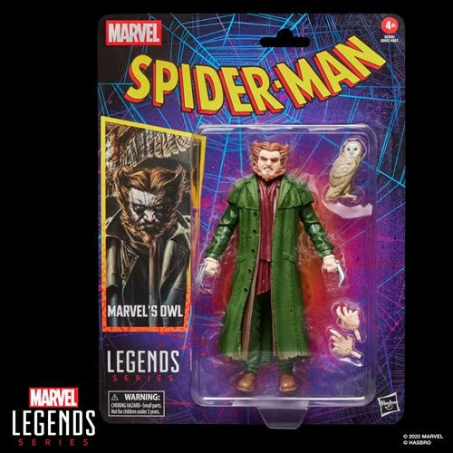 Marvel's Owl – Marvel Legends Spider-Man Retro Cardback 6-Inch Action Figure