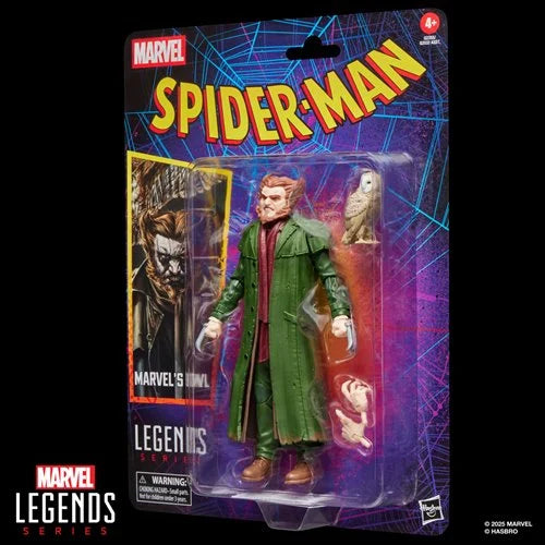 Marvel's Owl – Marvel Legends Spider-Man Retro Cardback 6-Inch Action Figure