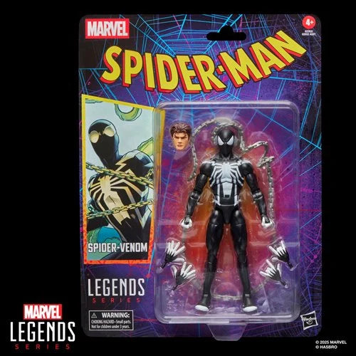 Spider-Venom – Marvel Legends Retro Cardback 6-Inch Action Figure