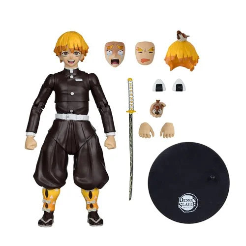 Demon Slayer Wave 8 Zenitsu Agatsuma with Chuntaro 7-Inch Scale Action Figure