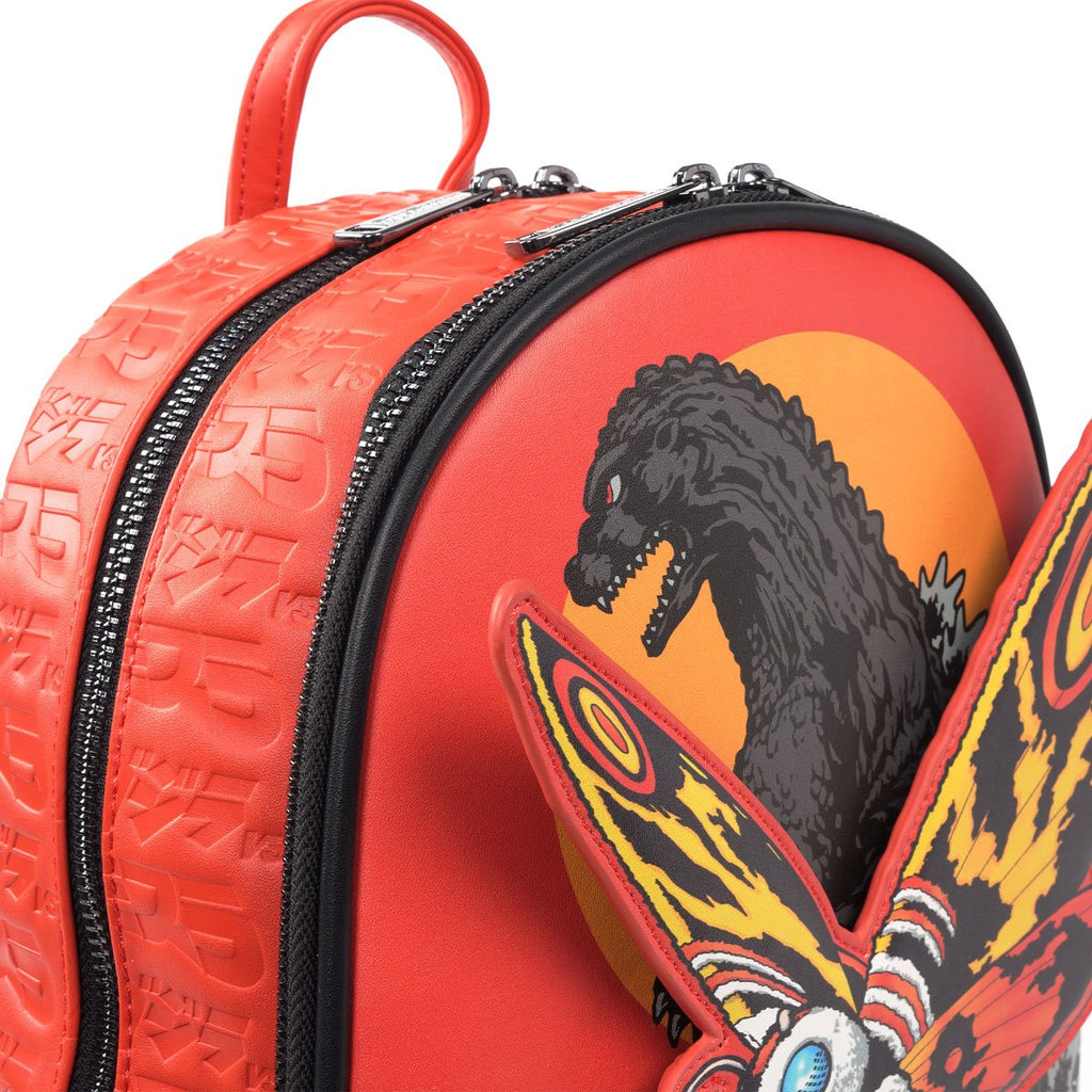 Loungefly Godzilla vs. Mothra Midsize Backpack - Entertainment Earth Exclusive